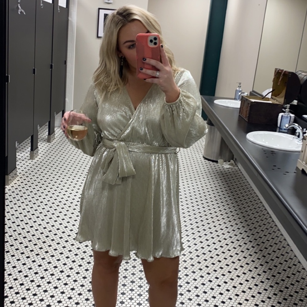 Gold Shimmer Dress